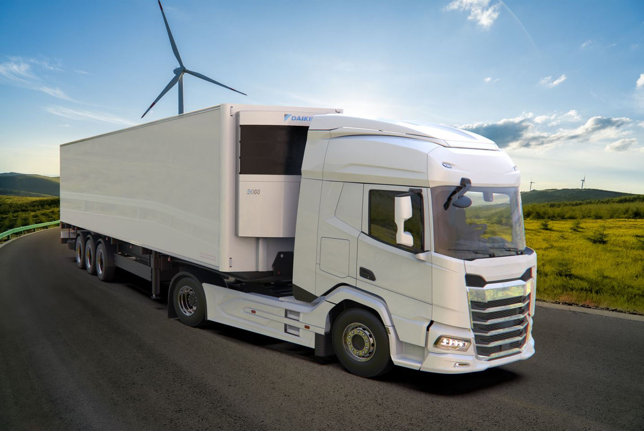 Temperature controlled truck
